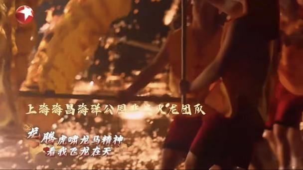 上海公园-东方卫视春晚-打铁花